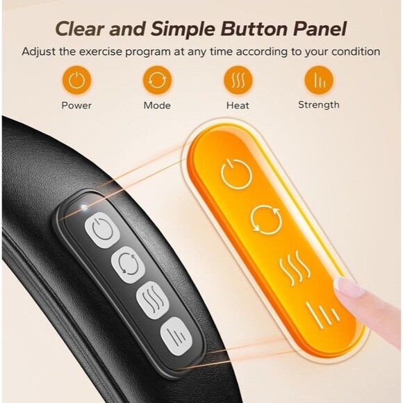 MERACH Neck Massager for Pain Relief Deep Tissue Shiatsu Neck Shoulder Massage - Picture 7 of 11